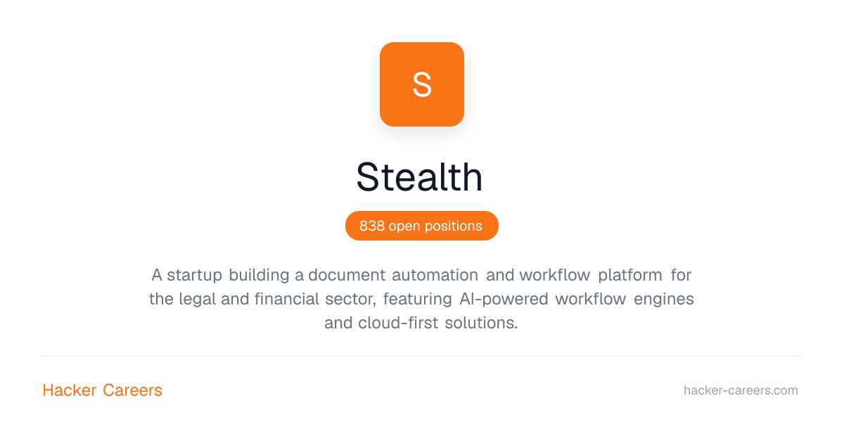 Stealth Jobs | Hacker Careers